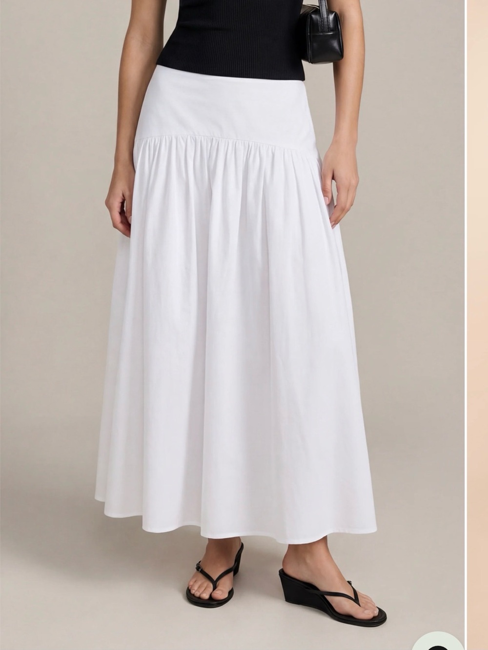 NWT Few Moda CAARA Vashti Skirt! Drop waist cotton